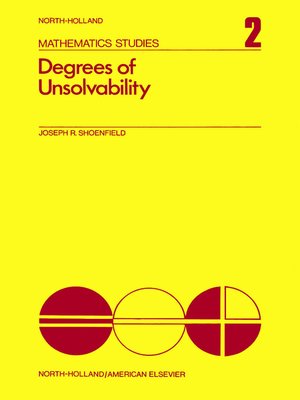 cover image of Degrees of Unsolvability